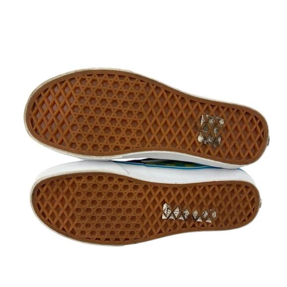 Vans Women’s Sk8 Hi Checkerboard Skate Shoes Violet/Cyan Size 7.5 - Picture 6 of 8